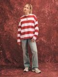 Koszulka longsleeve w czerwone paski - czerwony - CROPP - small4