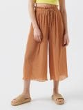 Plisowane spodnie kuloty - brązowy - CROPP - small2