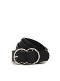 Curea cu cataramă rotundă - negru - CROPP - small1