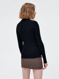 Gładki golf - czarny - CROPP - small3