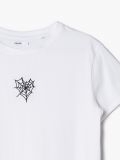 Biała koszulka oversize z haftem - biały - CROPP - small4