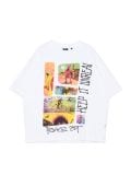 T-shirt oversize z nadrukiem - biały - CROPP - small3