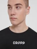 Tricou cu mânecă lungă și imprimeu Cropp - negru - CROPP - small2