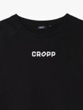 Tricou cu mânecă lungă și imprimeu Cropp - negru - CROPP - small5