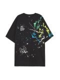 Црнa маица и принт - црно - CROPP - small1