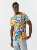 T-shirt z nadrukiem all over Rick and Morty - wielobarwny - CROPP - small1