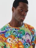 T-shirt z nadrukiem all over Rick and Morty - wielobarwny - CROPP - small2