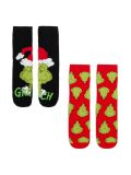 Set de 2 perechi de șosete de Crăciun Grinch - verde-gălbui - CROPP - small1