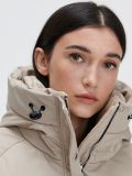 Jasny płaszcz puffer - kremowy - CROPP - small3
