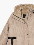 Jasny płaszcz puffer - kremowy - CROPP - small6