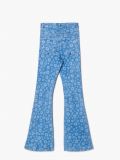 Virágmintás, harangszabású nadrág - kék - CROPP - small6