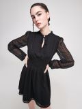 Langarm Kleid - Schwarz - CROPP - small7