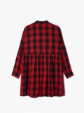 Koszulowa sukienka  w kratę - czerwony - CROPP - small6