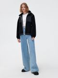 Kurtka sherpa ze stójką - czarny - CROPP - small2
