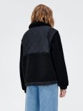 Kurtka sherpa ze stójką - czarny - CROPP - small4