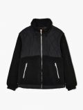 Kurtka sherpa ze stójką - czarny - CROPP - small5
