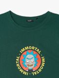 Ciemnozielona koszulka Rick and Morty - zielony - CROPP - small2