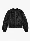 Czarna kurtka bomber z marszczeniami - czarny - CROPP - small1