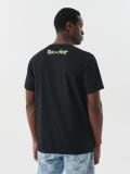 Czarny T-shirt z nadrukiem Rick and Morty - czarny - CROPP - small3