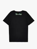 Czarny T-shirt z nadrukiem Rick and Morty - czarny - CROPP - small6