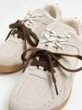 Skórzane buty sneakersy - beżowy - CROPP - small3