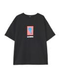 Schwarzes T-Shirt mit Aufdruck - Schwarz - CROPP - small1
