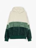 Pluszowa bluza z kapturem - zielony - CROPP - small4