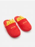 Kapcie frytki - czerwony - CROPP - small1