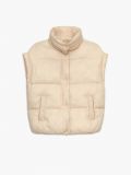 Pikowana kamizelka - kremowy - CROPP - small5