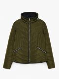 Kurtka puffer z wysokim kołnierzem - zielony - CROPP - small4