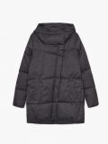 Pikowana kurtka puffer z kapturem - czarny - CROPP - small4