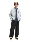 Jasnoniebieska kurtka jeansowa z kieszeniami - niebieski - CROPP - small1