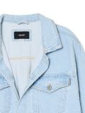 Jasnoniebieska kurtka jeansowa z kieszeniami - niebieski - CROPP - small5