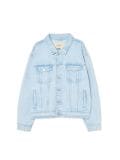 Jasnoniebieska jeansowa katana z efektem sprania - niebieski - CROPP - small2