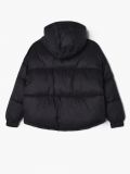 Czarna puchowa kurtka z kapturem - czarny - CROPP - small7