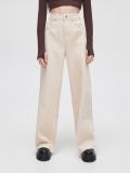 High-Waist-Jeans im Wide-Leg-Fit - Beige - CROPP - small2