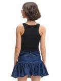 Teksas suknja - mornarsko plava - CROPP - small4