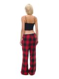 Czerwone spodnie w kratę - czerwony - CROPP - small3