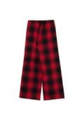 Czerwone spodnie w kratę - czerwony - CROPP - small6