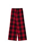 Czerwone spodnie w kratę - czerwony - CROPP - small6