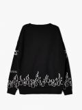 Czarna bluza z nadrukiem - czarny - CROPP - small7