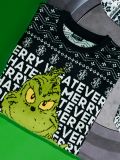 Świąteczny sweter z Grinchem - czarny - CROPP - small4