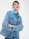 Jeansowa kurtka oversize - niebieski - CROPP - small2