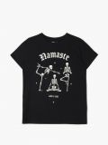 Czarny T-shirt z nadrukiem - czarny - CROPP - small4