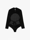 Czarne body z długim rękawem - czarny - CROPP - small6