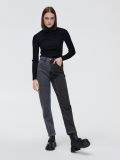 Dwukolorowe mom jeans - szary - CROPP - small1