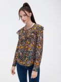 Bluse mit Blumenprint - Schwarz - CROPP - small2