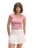 Obična majica - prljavo roze - CROPP - small1