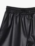 Czarne joggery z imitacji skóry - czarny - CROPP - small5