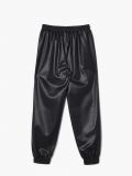 Czarne joggery z imitacji skóry - czarny - CROPP - small6